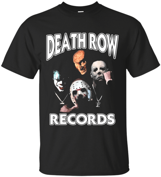 Death Row Records Horror Mashup T Shirt PNG Image