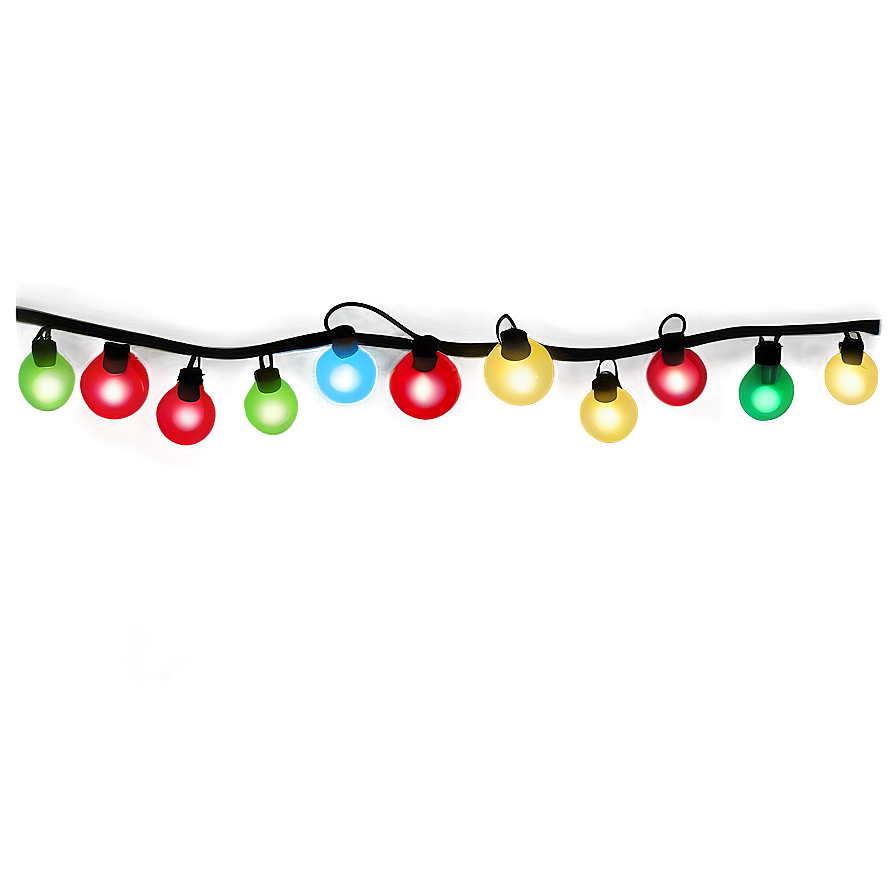 December Holiday Lights Png 26 PNG Image