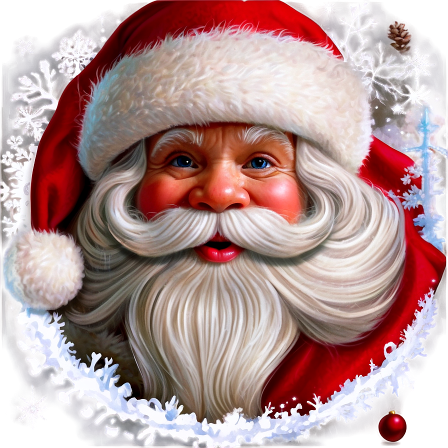 December Santa Claus Png Vvx49 PNG Image