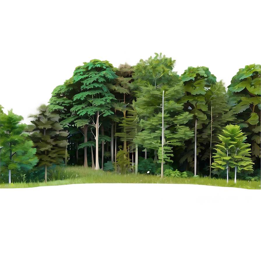 Deciduous Forest Panorama Png Shd27 PNG Image