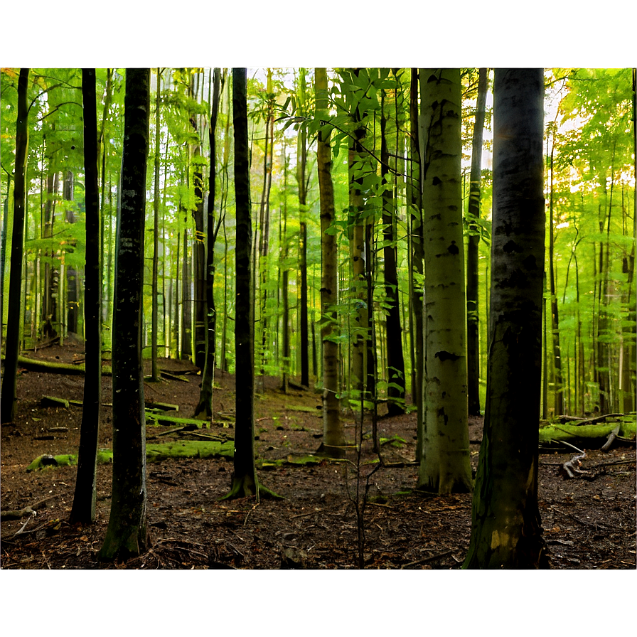 Deciduous Forest Panorama Png Utr81 PNG Image