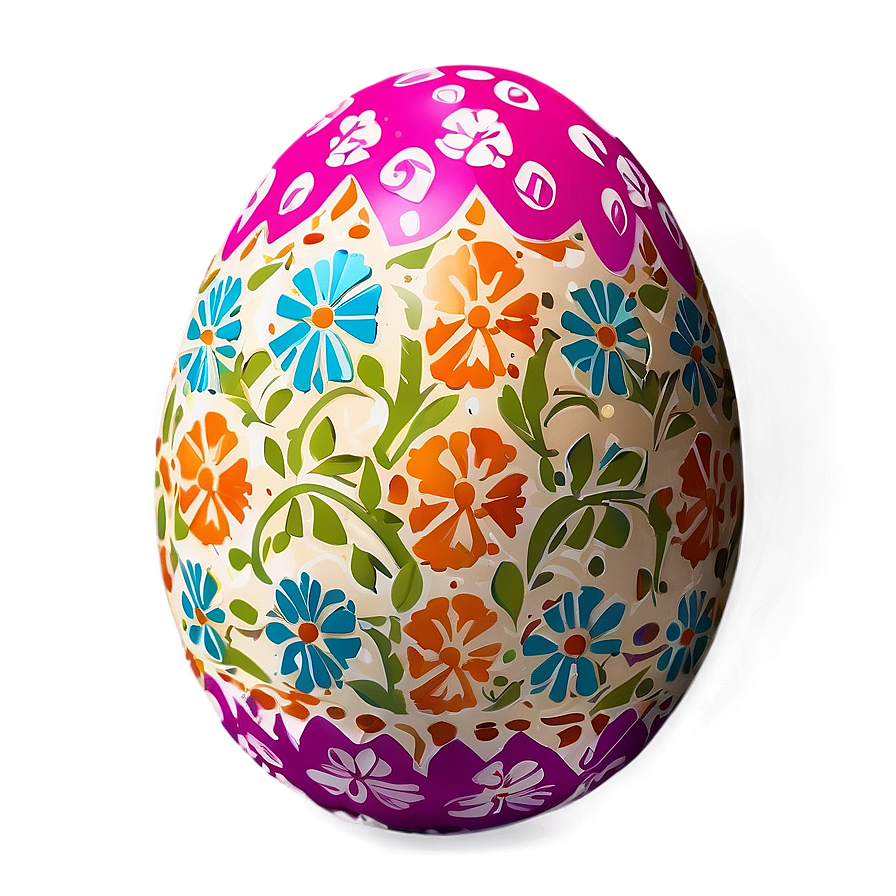 Decorated Easter Egg Png Vht PNG Image