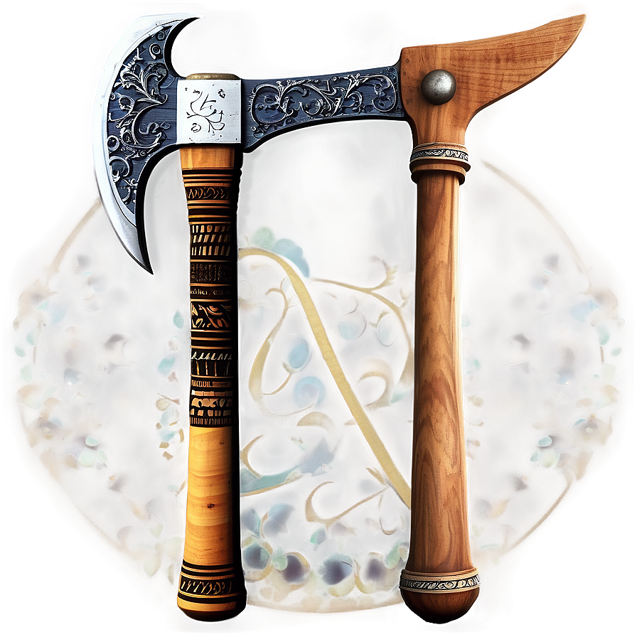 Decorative Axe Feature Png Gde20 PNG Image