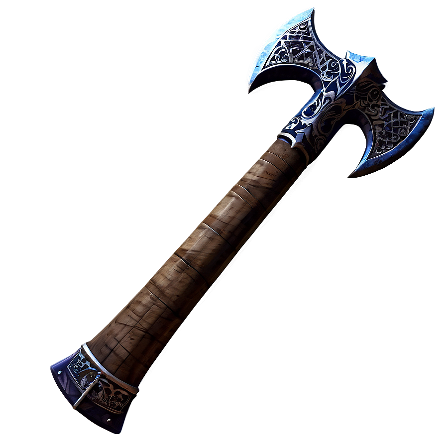 Decorative Battle Axe Png 17 PNG Image