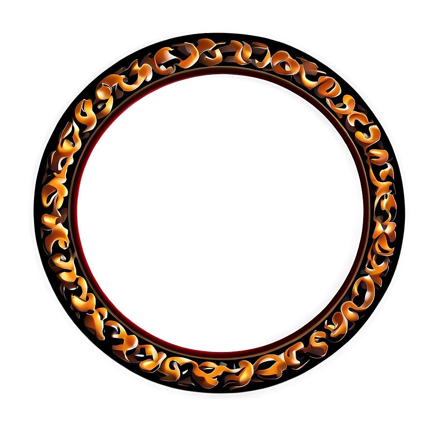 Decorative Circle Frame Png 54 PNG Image