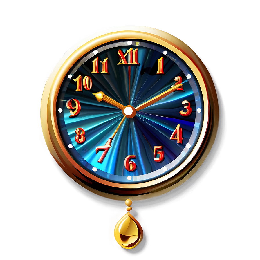 Decorative Clock Clipart Png 06262024 PNG Image