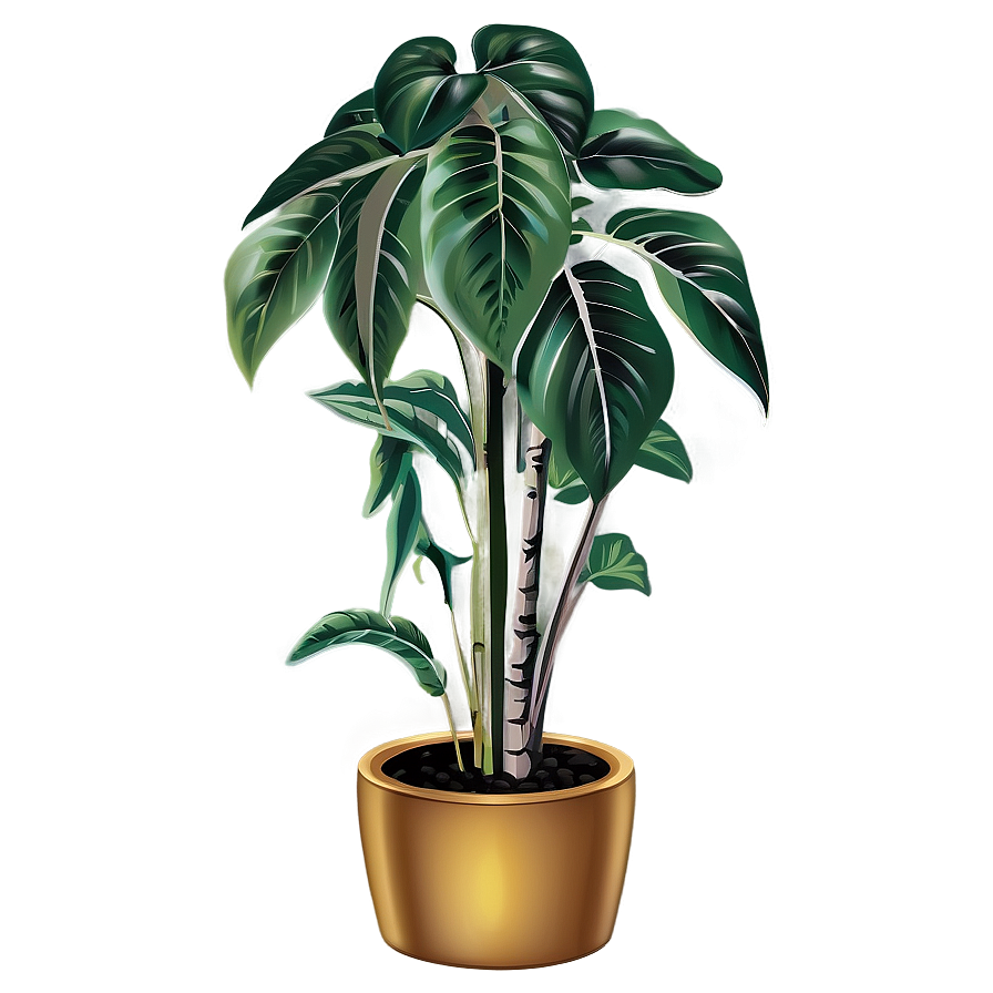 Decorative Floor Plant Png Fvy PNG Image