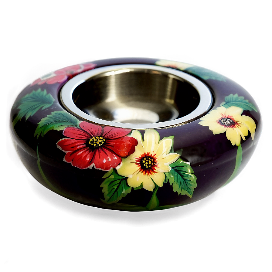 Decorative Floral Ashtray Png 45 PNG Image