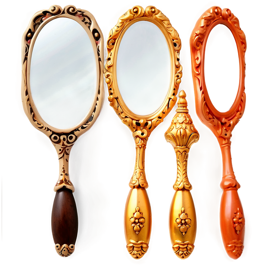 Decorative Hand Mirror Png 65 PNG Image