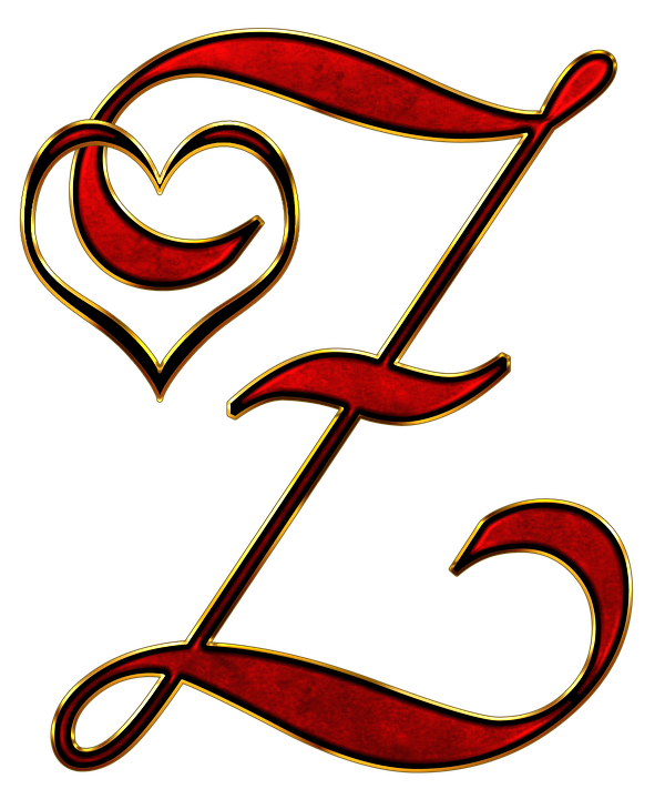 Decorative Letter Ewith Heart PNG Image