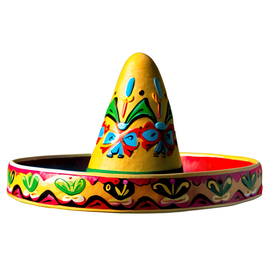 Decorative Mexican Hat Png Del16 PNG Image