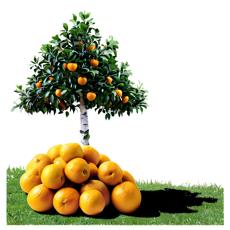 Decorative Orange Tree Png 06132024 PNG Image