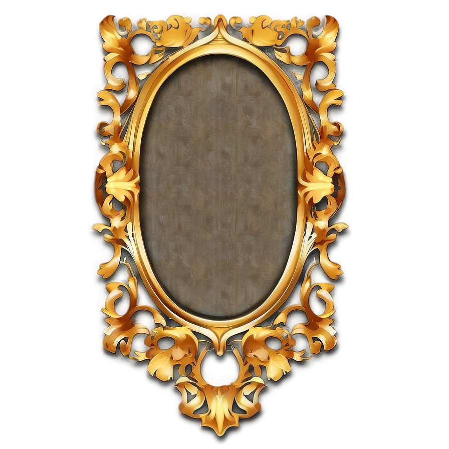 Decorative Ornate Frame Png Rwn54 PNG Image