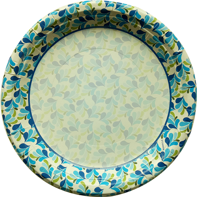 Decorative Paper Plate Design PNG Image