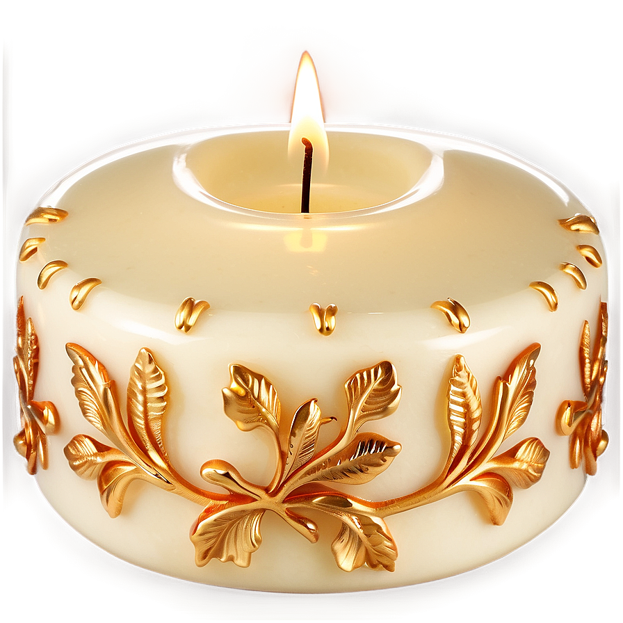 Decorative Pillar Candle Png Cxb PNG Image