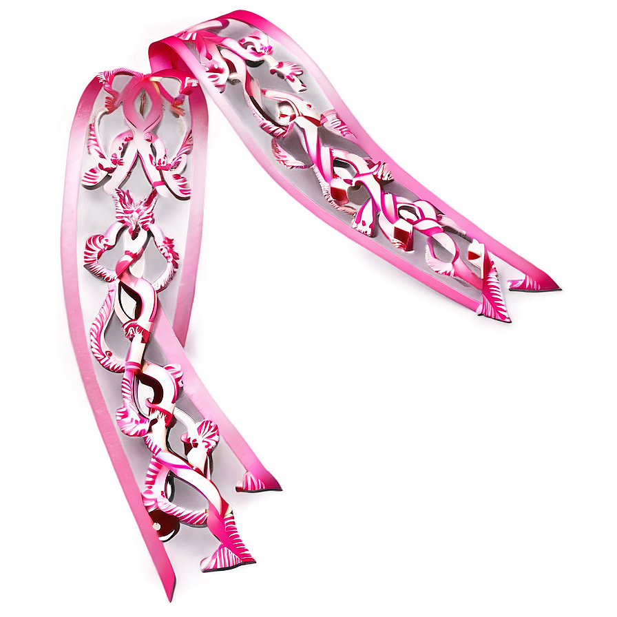 Decorative Pink Ribbon Png Soh96 PNG Image