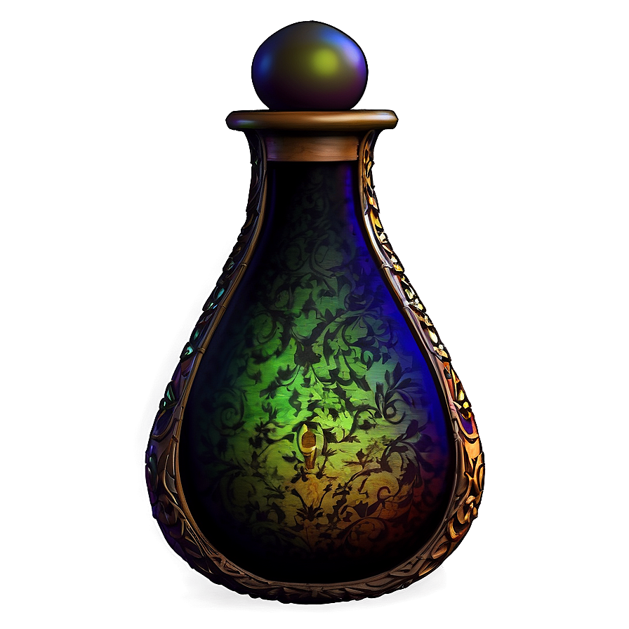 Decorative Potion Bottle Png Lnj26 PNG Image