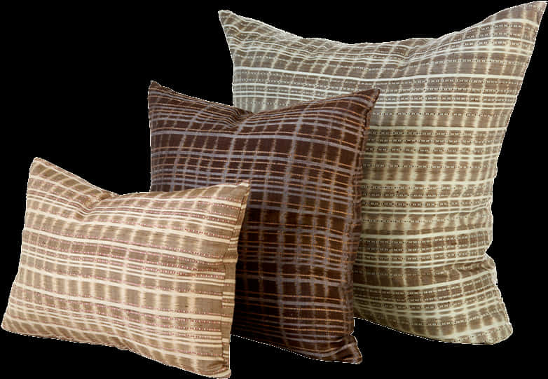 Decorative Throw Pillows Set PNG Image