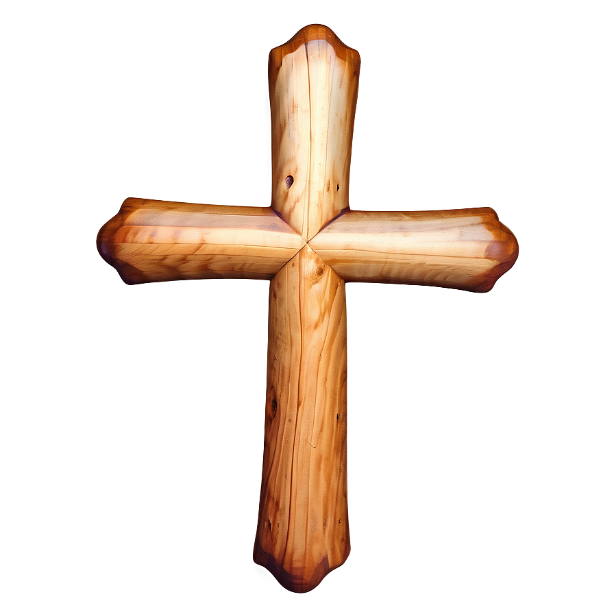 Decorative Wooden Cross Png Ksn9 PNG Image