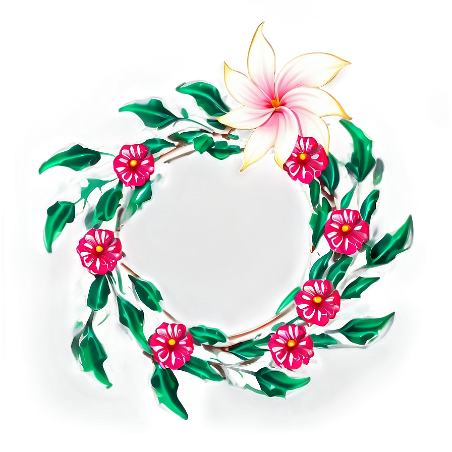 Decorative Wreath Png Ham PNG Image