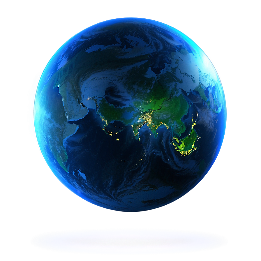 Deep Blue Planet Image Png Vna PNG Image