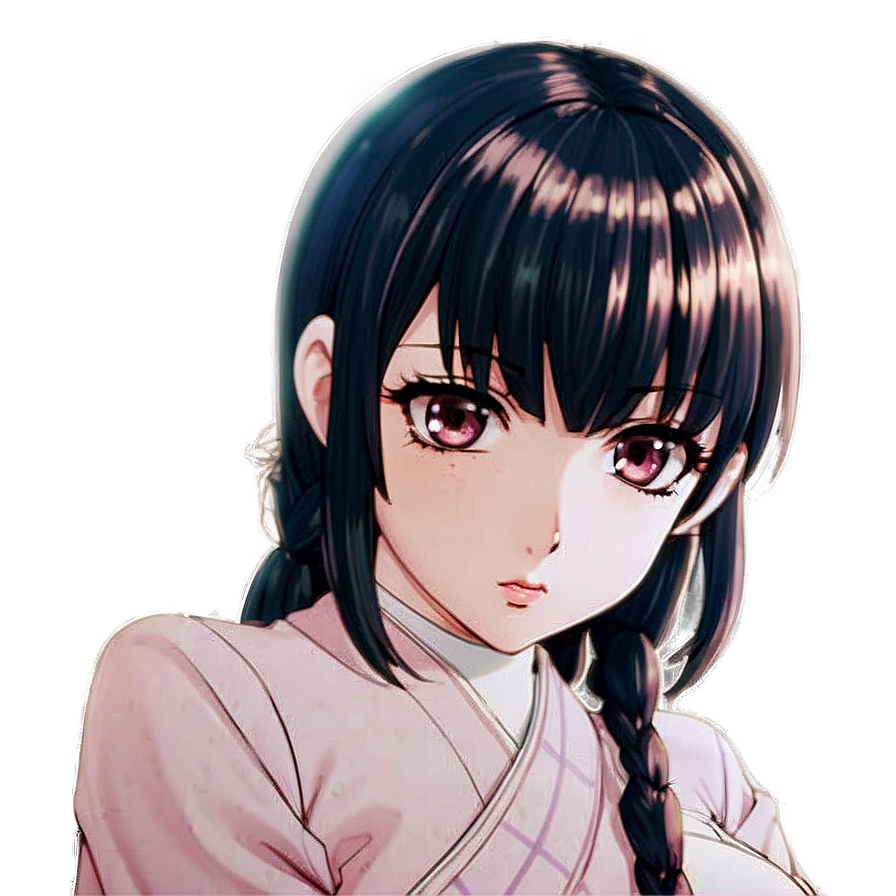 Deep Blush Anime Character Png Fct PNG Image