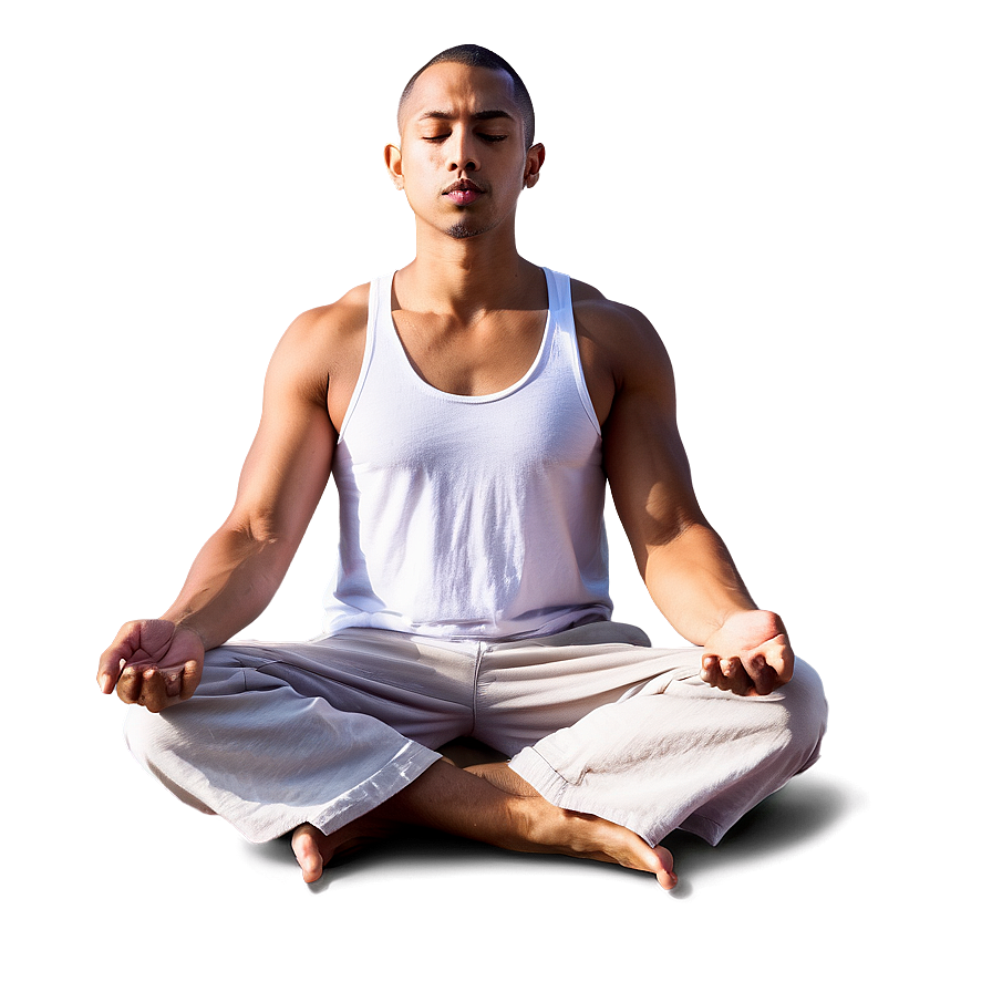 Deep Breathing Meditation Png 5 PNG Image