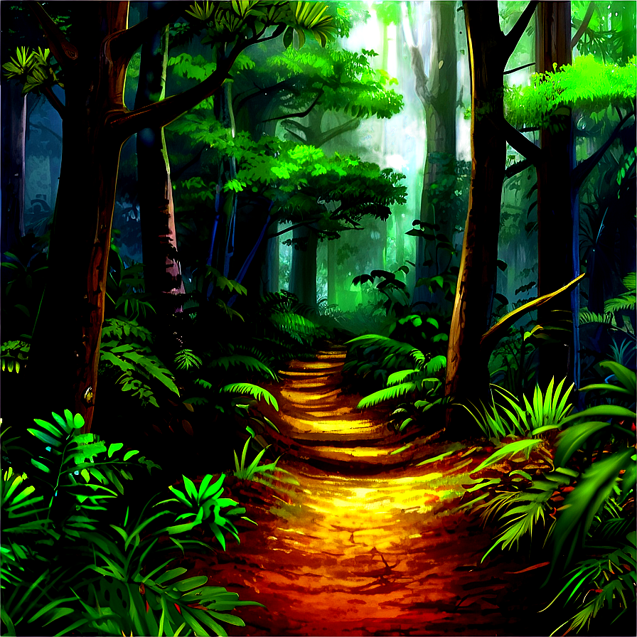 Deep Forest Trail Png Ccb9 PNG Image