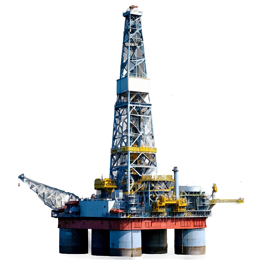 Deep Ocean Oil Rig Png 06122024 PNG Image