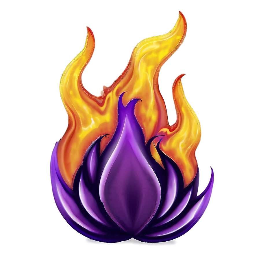 Deep Purple Flame Png Joc PNG Image