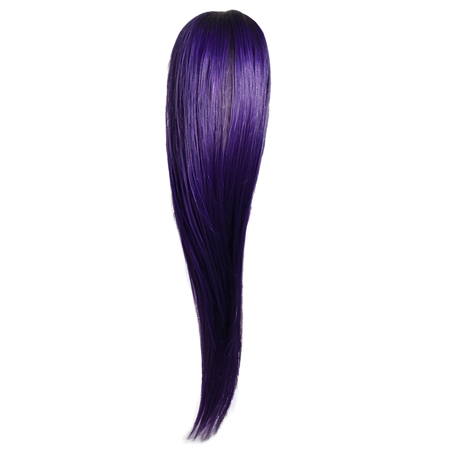 Deep Purple Hair Color Swatch Png Trv88 PNG Image