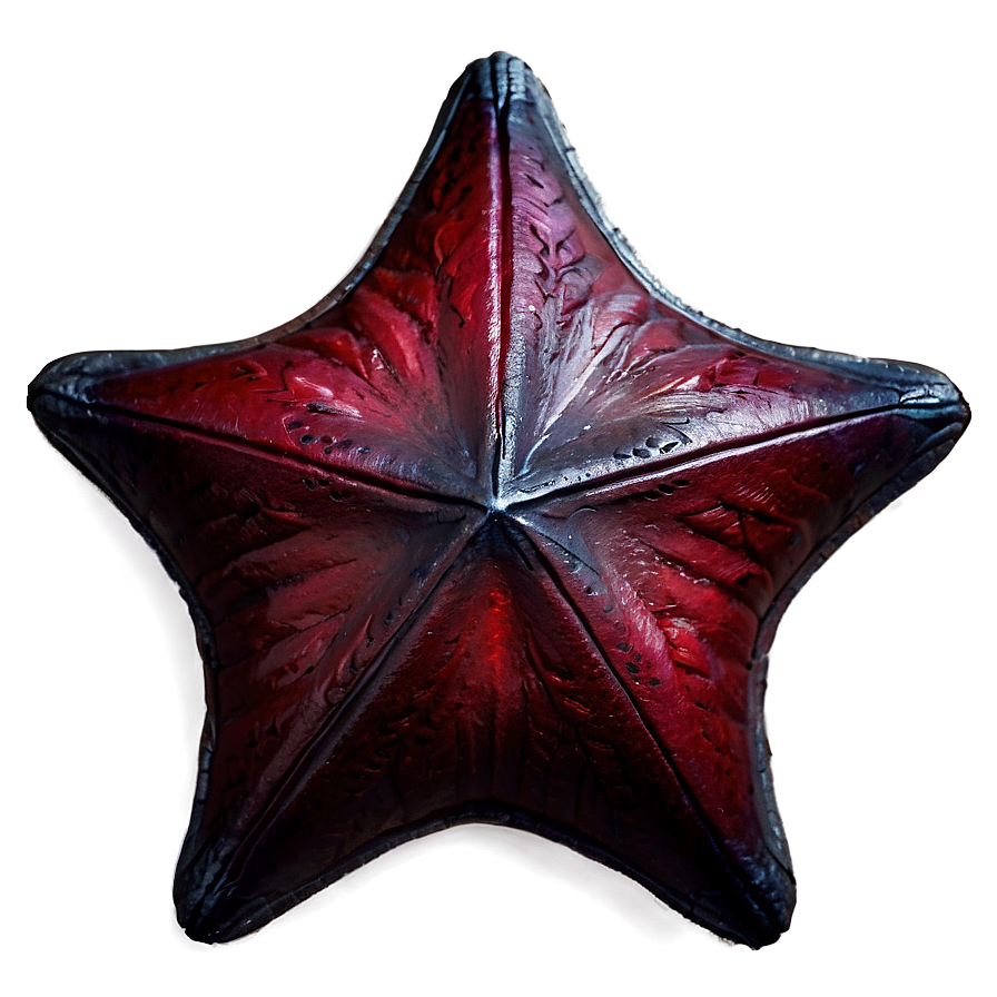 Deep Red Star Png Pdn PNG Image