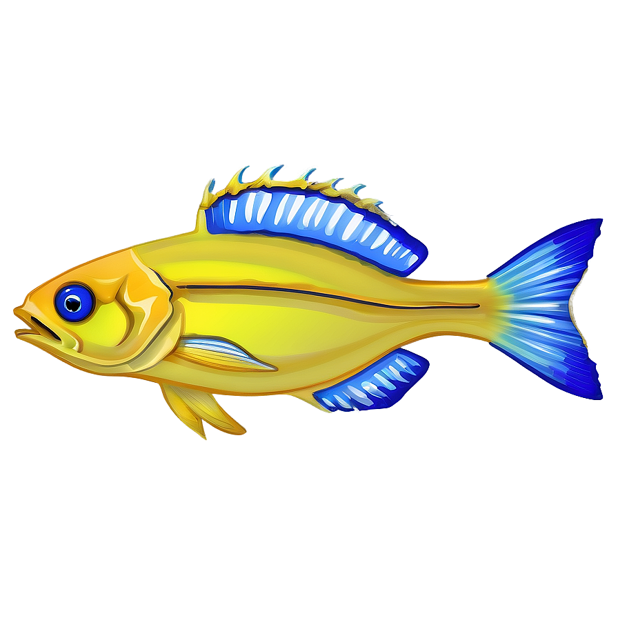 Deep Sea Fish Outline Png 83 PNG Image