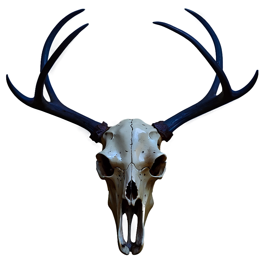 Deer Skull On Dark Background Png 84 PNG Image