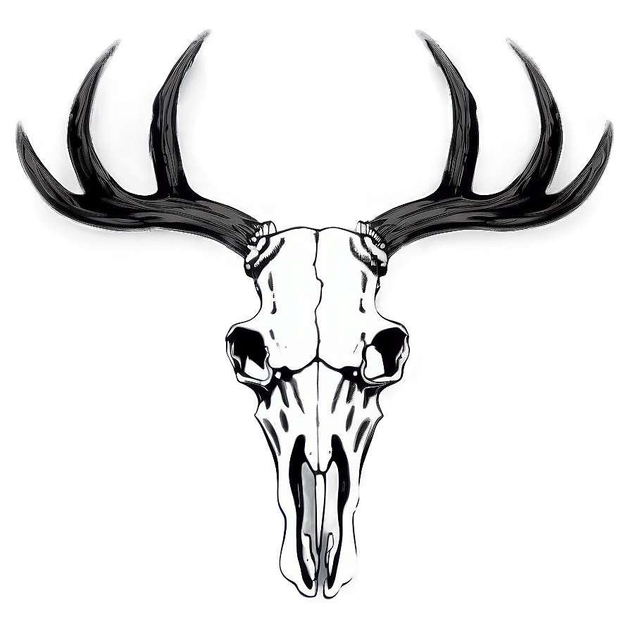 Deer Skull Silhouette Png Syr PNG Image