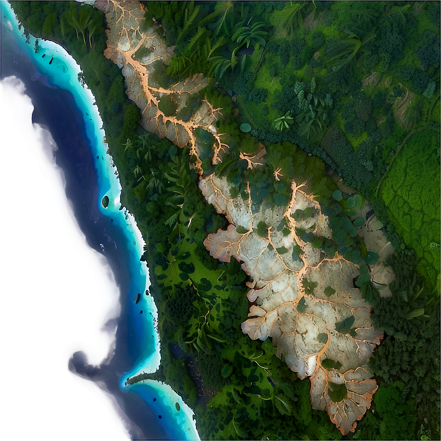 Deforestation And Coral Reef Damage Png 6 PNG Image