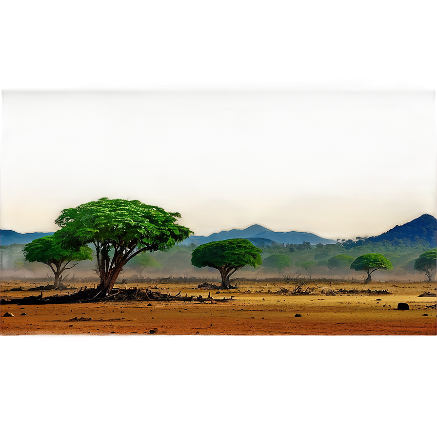 Deforestation And Desertification Png Hxw22 PNG Image