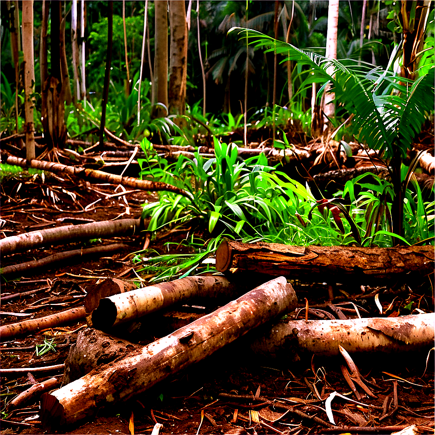 Deforestation And Ecosystem Services Png 7 PNG Image