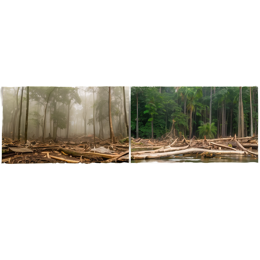 Deforestation And Pollution Png Dmr76 PNG Image