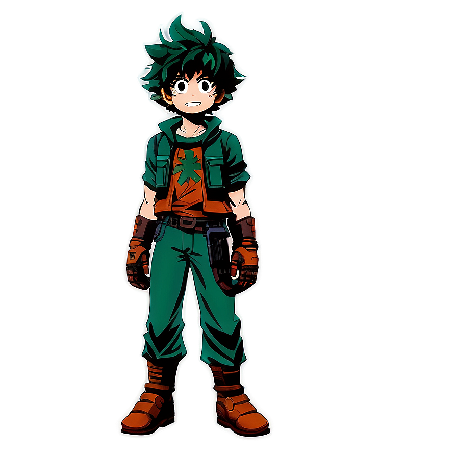 Deku First Hero Outfit Png Qgp49 PNG Image