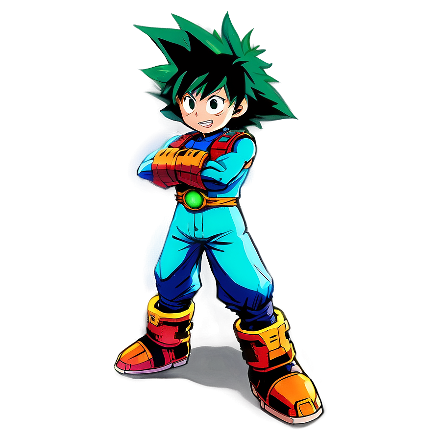 Deku Serious Battle Mode Png Lsy26 PNG Image