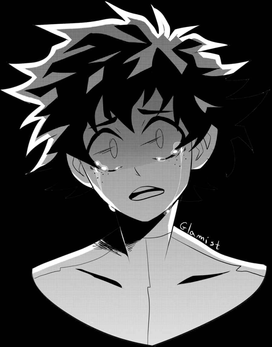 Deku Tearsinthe Dark PNG Image