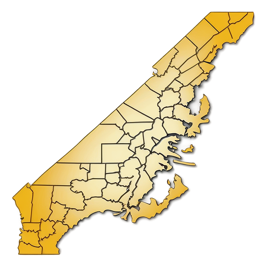 Delaware Map Png Ams40 PNG Image