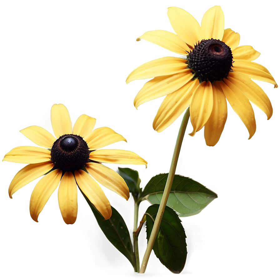 Delicate Black Eyed Susan Png 14 PNG Image