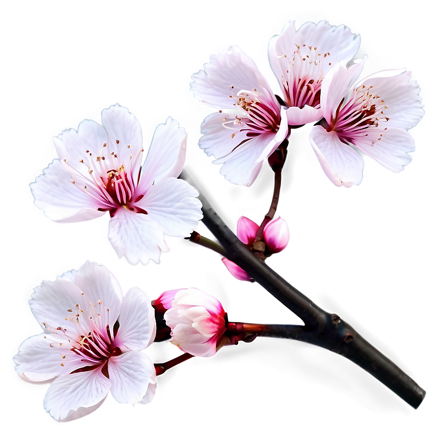 Delicate Sakura Blossom Png Ttf52 PNG Image