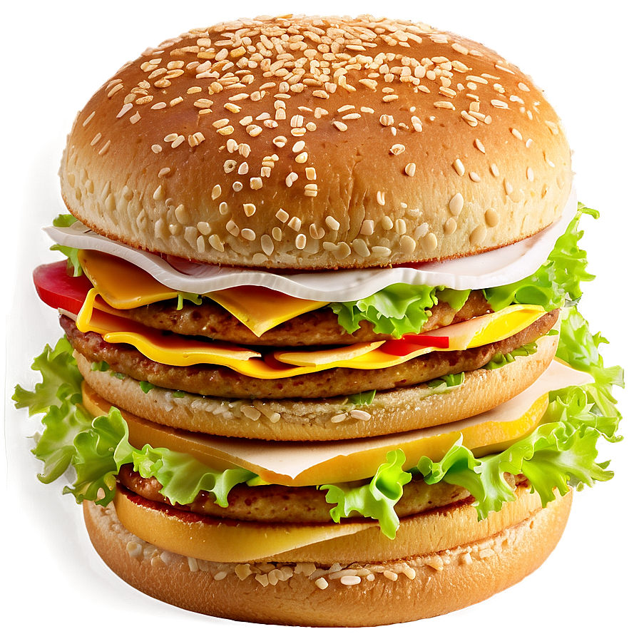 Delicious Big Mac Meal Png Mgf14 PNG Image