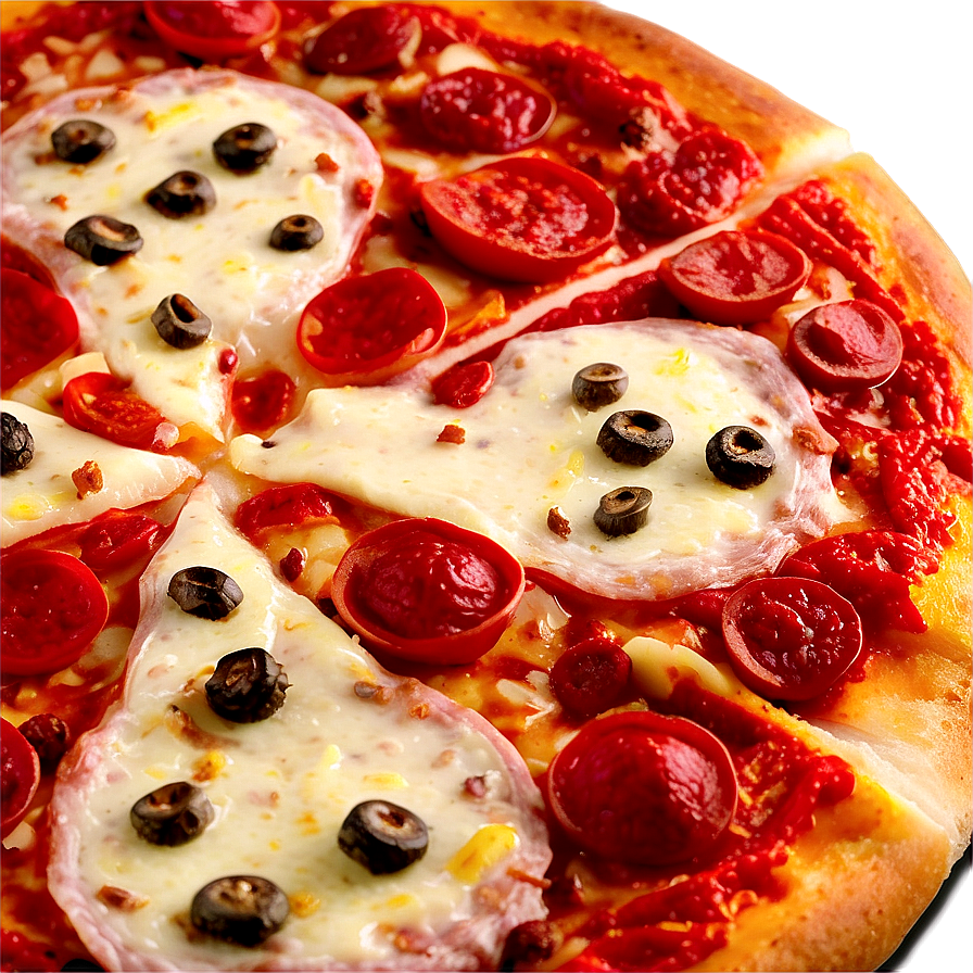 Delicious Pepperoni Pizza Png Afp PNG Image