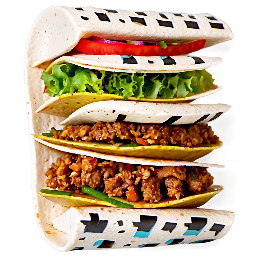 Delicious Tacos Png Wrf PNG Image