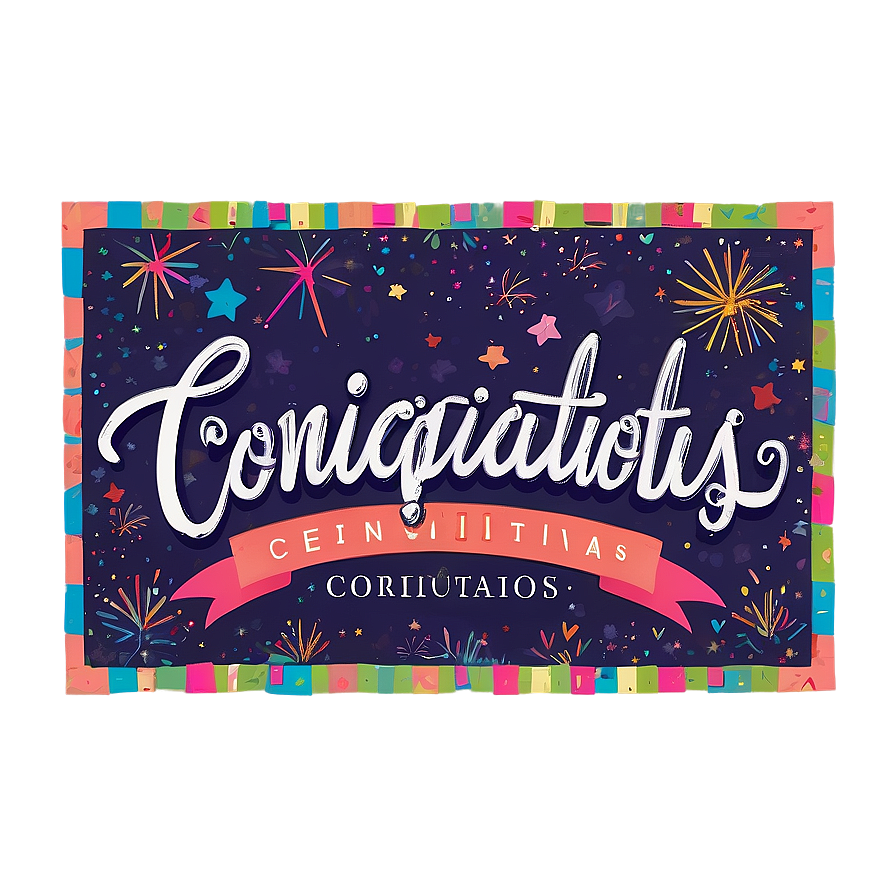 Delightful Congratulations Card Png Cjs PNG Image