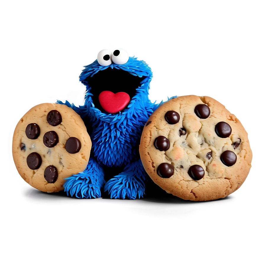 Delightful Cookie Monster Png 05212024 PNG Image